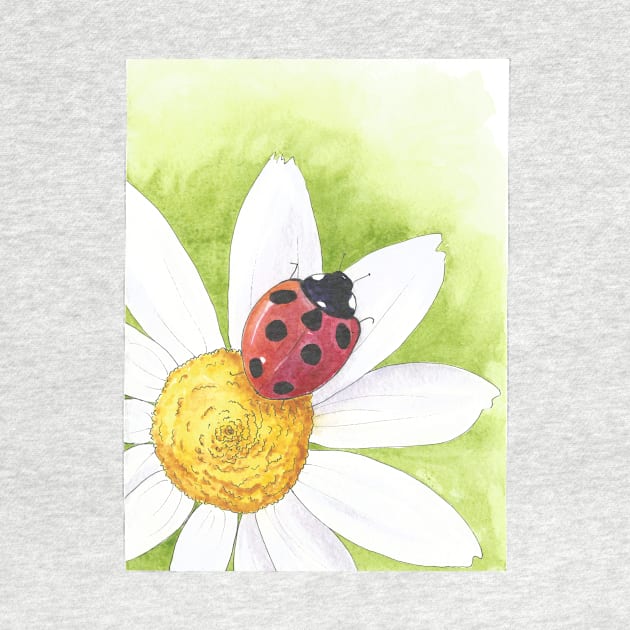 Chamomile; ladybug by Keen_On_Colors